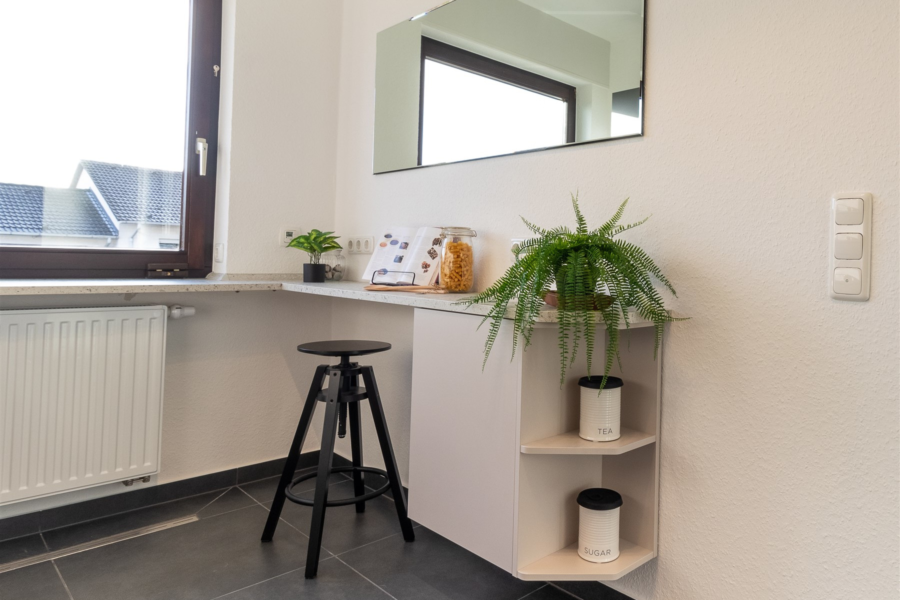Küchenecke mit Sitzplatz
